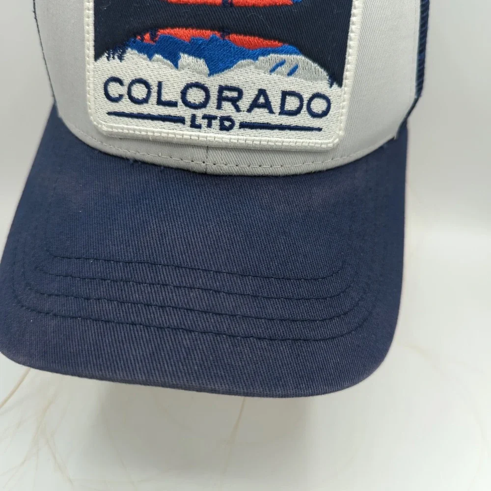 Colorado LTD Denver Limited Mountain Skyline Hat Cap SnapBack Mesh Trucker Style